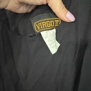 Virgo Black Maxi Dress